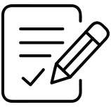 document and pencil icon